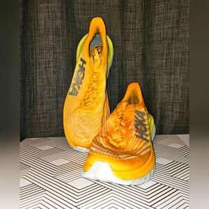 Hoka One One Mach 5 Athletic Running Shoes Orange Mens Size 9.5 D
